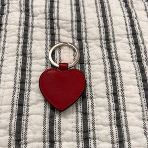 Coach Red Heart Key Holder